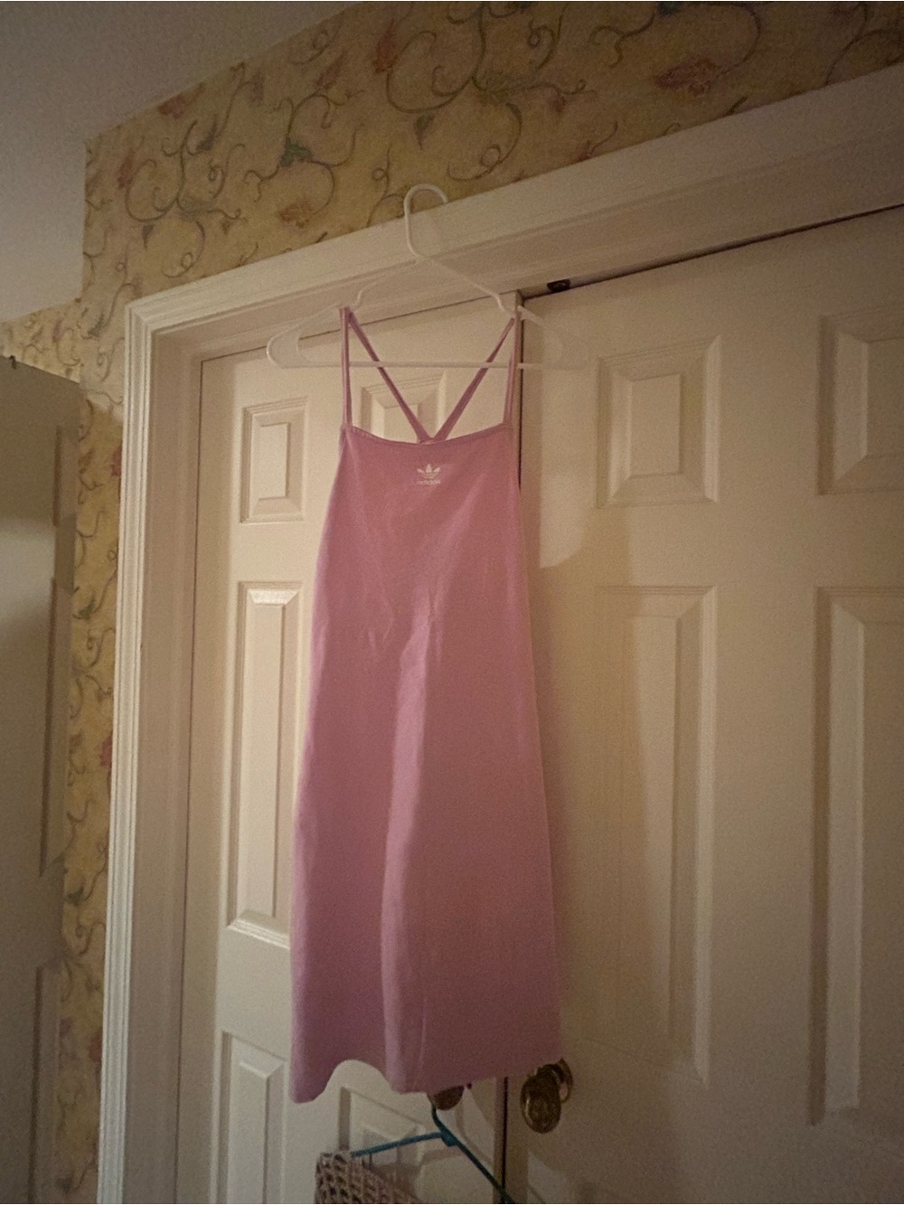 adidas Light Pink Strappy Slip Dress